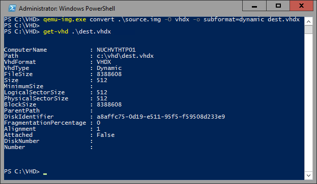 convert vhd to wim powershell