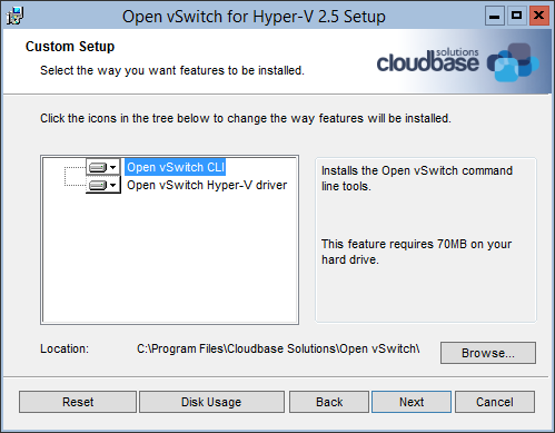 Open vSwitch 2.5 Hyper-V Setup on Windows