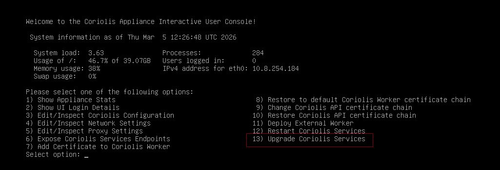 Upgrading Coriolis - Cloudbase Solutions